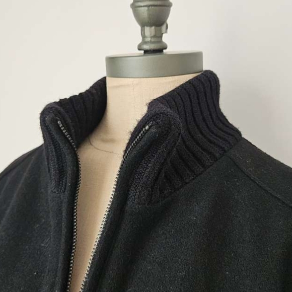 Calvin Klein Bomber Jacket Size Large • Wool Blend - Picture 14 of 16
